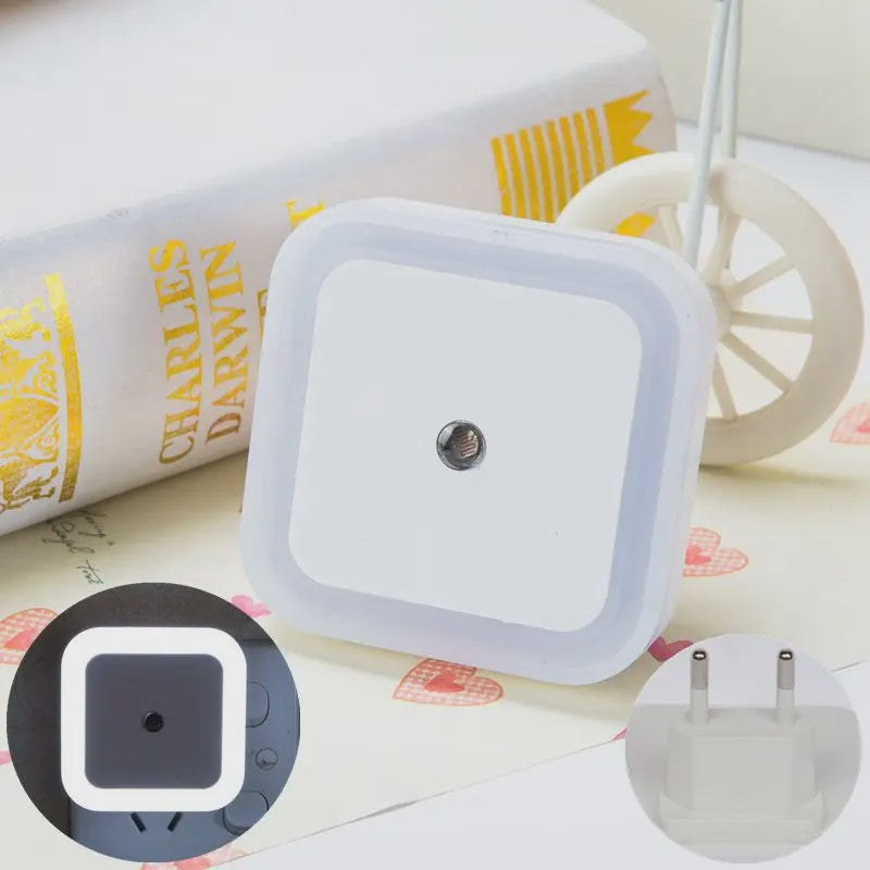 Draadloos LED Nachtlampje met Sensor - Mini Stekkerlampje voor Kinderkamer, Slaapkamer & Woonkamer