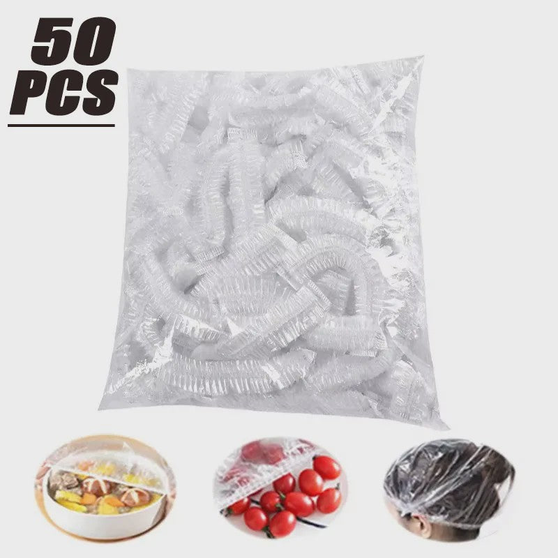 Wegwerp Voedselhoezen - Elastische Plastic Zakjes voor Beker, Kom en Keuken - Vershoud Folie (20-500 stuks)