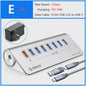 ORICO 10Gbps USB 3.2 Docking Station Hub met PD60W Opladen en 4/7 Poorten