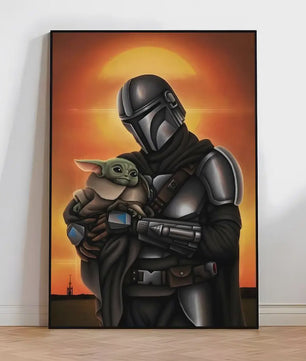 Star Wars Yuda Schilderij - HD Canvas Muurdecoratie voor Woonkamer & Bar