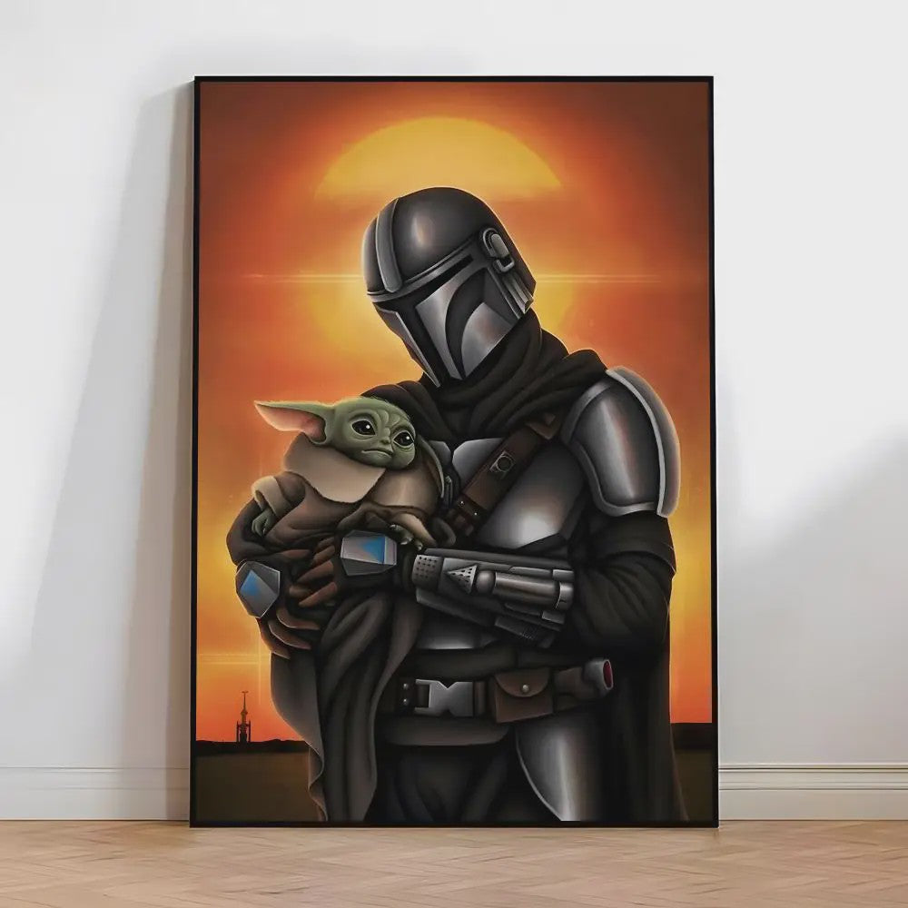 Star Wars Yuda Schilderij - HD Canvas Muurdecoratie voor Woonkamer & Bar
