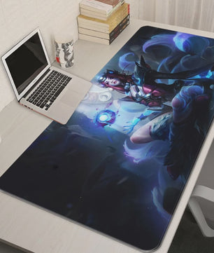 Luxe PU Leer XL Gaming Muismat - Anti-slip Bureau Mat met League of Legends Designs