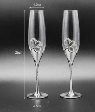 2pcs Light Luxury High-end Crystal Cup Red Wine Glass Set Tall Glass Party Wine Glass Glasses DrinkingGlasses for ChampagneFlute