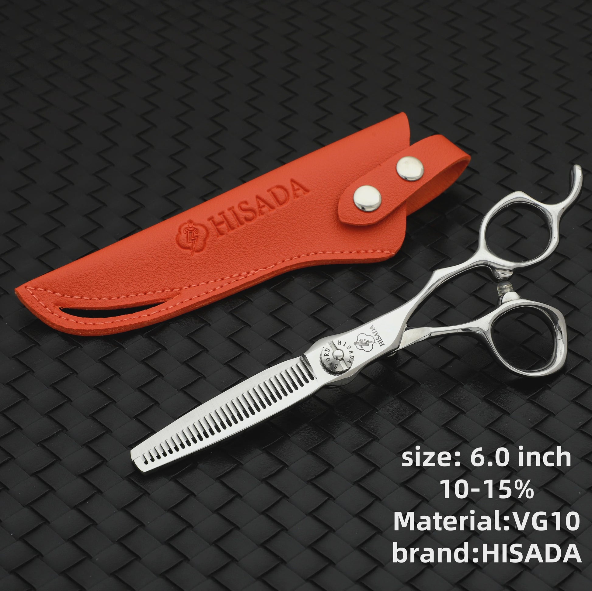 HISADA Professionele Haar- en Schoonheidsschaar 6.0 Inch - VG10 Staal voor Barbers en Haarstylisten