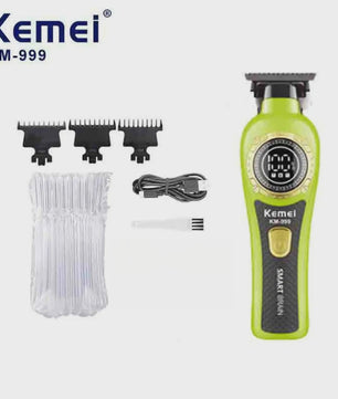 Kemei KM-999 Professionele Draadloze Trimmer met Digitaal Display