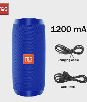 Draagbare Bluetooth Speaker T&G TG117 - Waterdicht, TWS Stereo Geluid & FM Radio