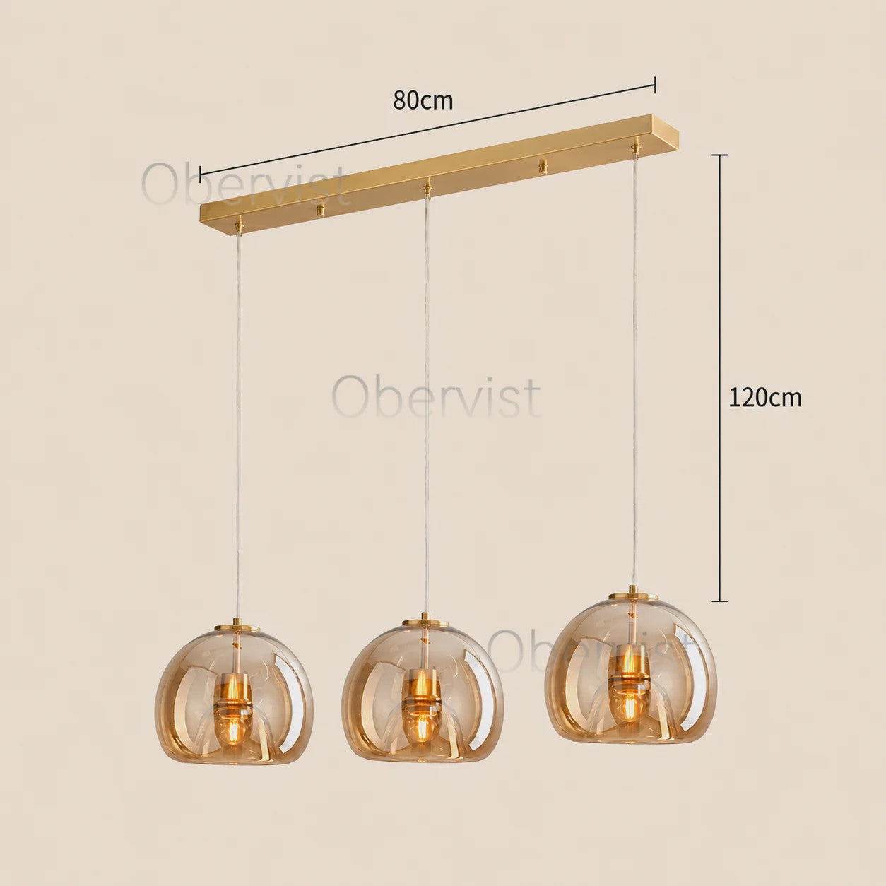 Moderne Glazen Hanglamp - Stijlvol Design voor Woonkamer, Eetkamer & Keuken