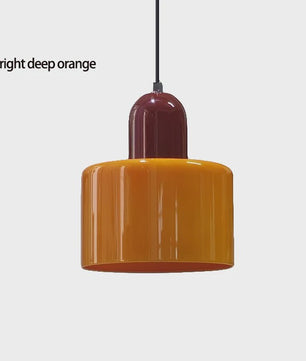 Moderne Glazen Hanglamp E27 - Sfeervolle Verlichting voor Slaapkamer, Nachtkastje of Bar