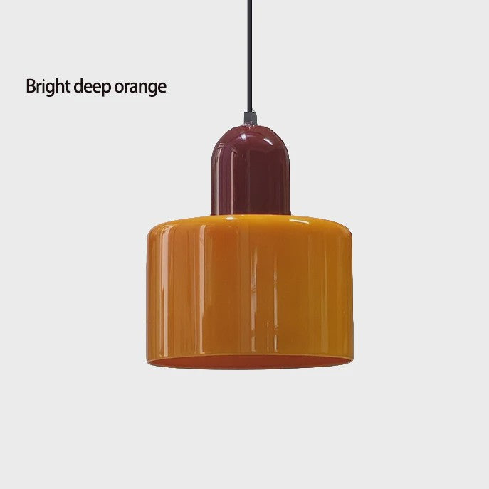 Moderne Glazen Hanglamp E27 - Sfeervolle Verlichting voor Slaapkamer, Nachtkastje of Bar