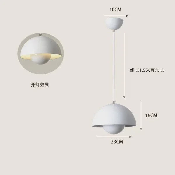 Moderne Design Hanglamp 'Bud' - 23cm - Meerdere Kleuren - Sfeervolle Verlichting