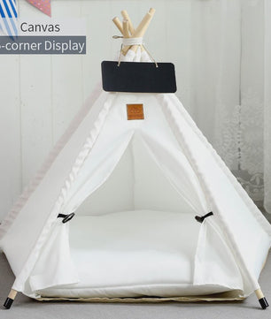 Stijlvolle Huisdierten Teepee Tent - Comfortabel & Wasbaar Bed voor Katten en Kleine/Middelgrote Honden