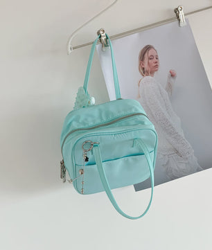 Stijlvolle Nylon Boston Bag - Lichtgewicht Schoudertas & Crossbody Tas voor Dames