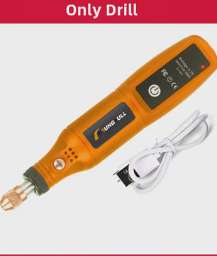 Draadloze Mini Rotary Tool: USB Oplaadbare Boor & Polijstmachine voor DIY Projecten