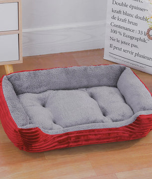 Zacht Hondenkussen Vierkant XL - Warm & Wasbaar Hondensofa voor Medium/Grote Honden & Katten