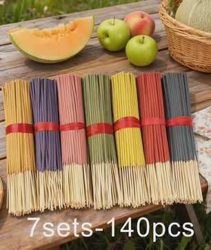 140 Geurkaarsen (7 Sets) - Diverse Aroma's voor Ontspanning en Sfeer