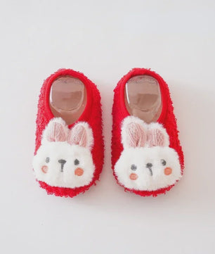 Schattige Konijn Pluche Slofjes voor Kinderen - Zacht & Antislip Binnenshuis
