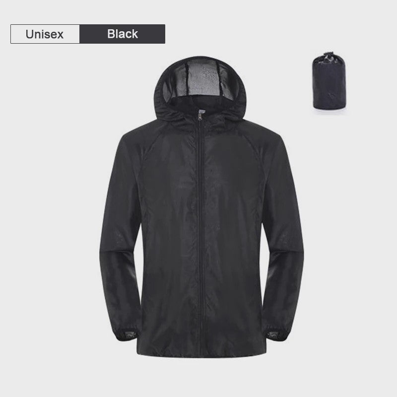 Unisex Waterdichte Outdoor Jas - Lichtgewicht Windjack met UV Bescherming