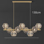 Moderne LED Plafondlamp - Hanglamp met Kristallen Bollen voor Woonkamer & Eetkamer