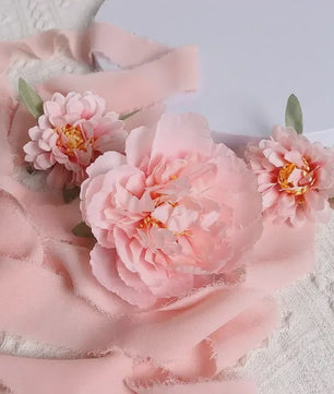 Mix van Zijden Kunstbloemen: Rozen & Meer voor Bruiloft, Huisdecoratie & DIY Knutselen