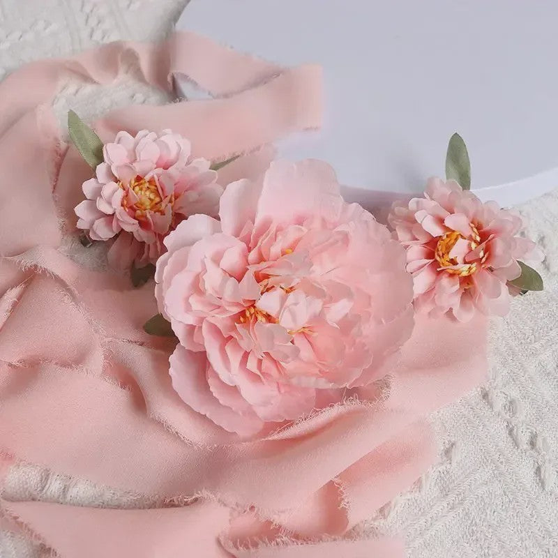 Mix van Zijden Kunstbloemen: Rozen & Meer voor Bruiloft, Huisdecoratie & DIY Knutselen