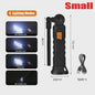 360° Draaibare LED Werklamp met 5 Modi, USB Oplaadbaar, Magneetvoet & Haak