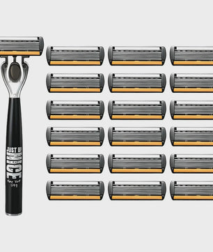 Luxe Scheerset voor Heren: 6-laags Scheermes met Aloë Vera Strip - Perfect Cadeau
