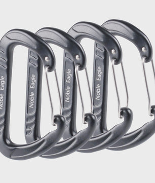 15kN Aluminium D-ring Karabiners Set - Zwaar, Lichtgewicht voor Outdoor & Camping
