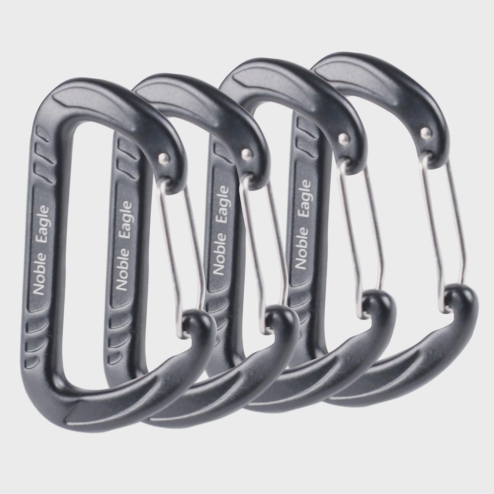 15kN Aluminium D-ring Karabiners Set - Zwaar, Lichtgewicht voor Outdoor & Camping