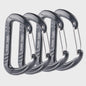 15kN Aluminium D-ring Karabiners Set - Zwaar, Lichtgewicht voor Outdoor & Camping