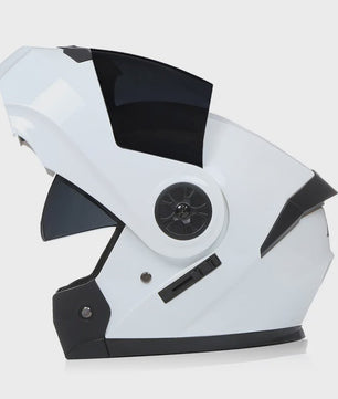 BLD Modulaire Flip-Up Motorhelm met Dubbele Lens - Veiligheid & Comfort voor Motocross