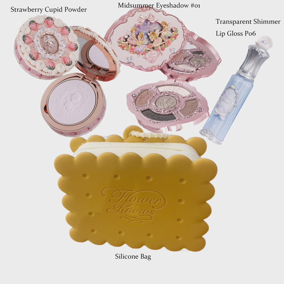 Flower Knows Luxe Make-up Cadeaubox: Foundation, Blush, Lip Cream & Tas