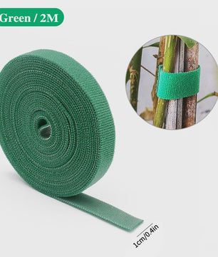 3 Rollen Groene Plantentape - Flexibele Nylon Plantenband voor Tuinondersteuning