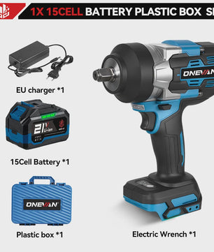 ONEVAN Accu Slagmoersleutel 2800 Nm Borstelloos - 5 Snelheden - Makita 18V Compatibel
