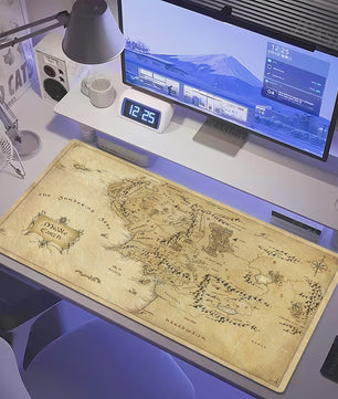 Grote Gaming Muismat XL - Lotrs Film Thema Deskmat voor PC & Bureau
