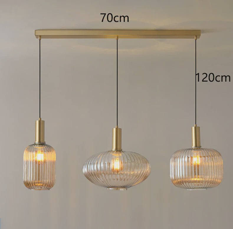Moderne Glazen Hanglamp voor Eetkamer - Stijlvolle Plafondlamp