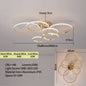 Moderne LED Plafondlamp Kroonluchter - Dimbaar, Goud/Chroom/Zwart