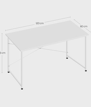 Moderne Metalen Bureau - Computer, Werk, Studie & Gaming Tafel