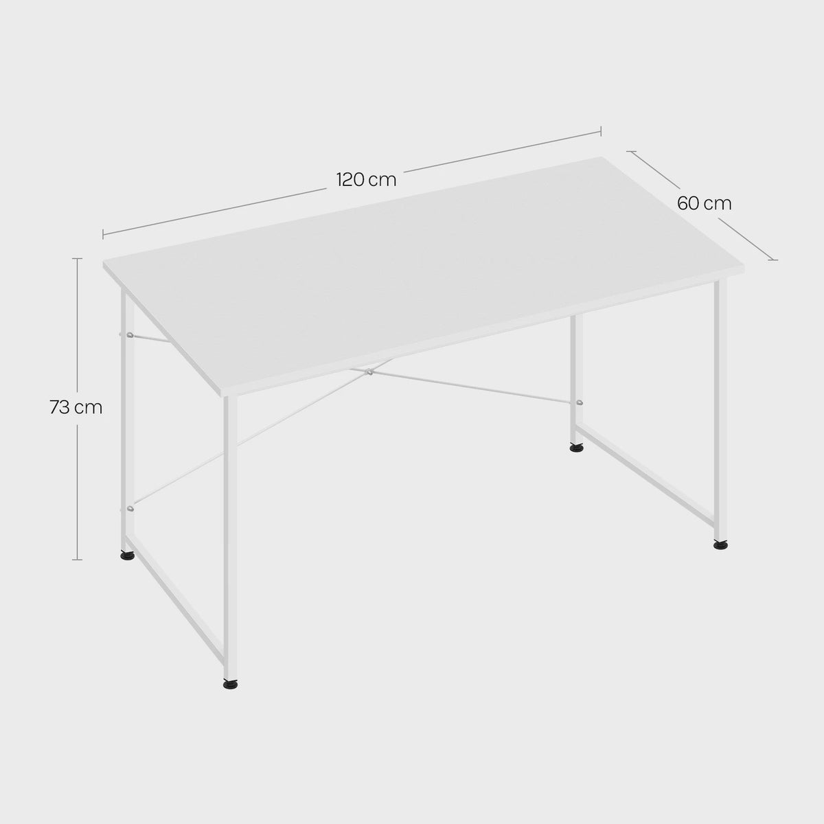 Moderne Metalen Bureau - Computer, Werk, Studie & Gaming Tafel