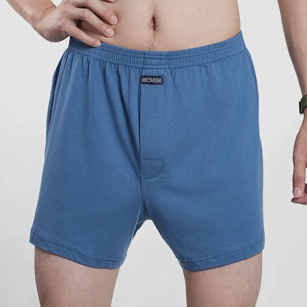 Herens Boxer Shorts van Puur Katoen - Comfortabel & Ruim - Geruit & Effen - Plus Size M-3XL