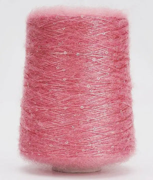 Zacht Pluche Mohair Garen met Pailletten - Kleurrijk Brei-, Haak- en Naaigaren (520g)