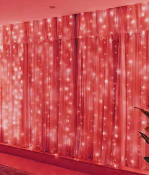 LED Gordijn Lichtjes met Afstandsbediening - USB Feestverlichting voor Huis, Bruiloft & Kerst