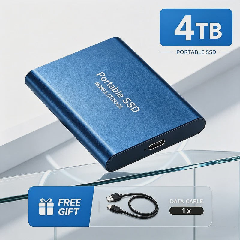 Snelle Externe SSD 1TB/2TB USB 3.1 - Compacte Mobiele Opslag voor PC & Mac