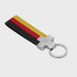 Luxe 3D Metalen & Lederen Audi Autosleutelhanger - Perfecte Decoratie