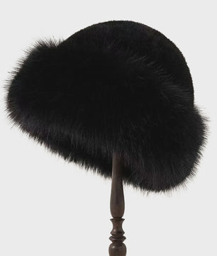 Dikke Pluche Warme Bontmuts voor Dames - Fluffy Winter Muts voor Koude Dagen