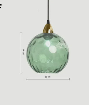 Kleurrijke Moderne Glazen Hanglamp - Stijlvolle Plafondlamp voor Woonkamer & Eetkamer