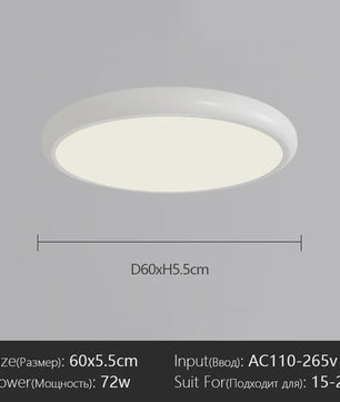Moderne Scandinavische LED Plafondlamp - Stijlvol en Veelzijdig