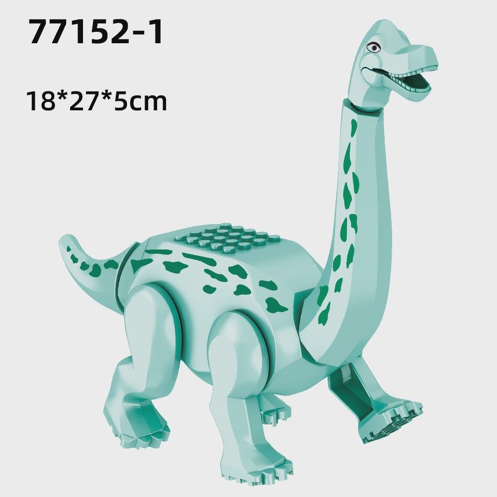 Grote Bouwblok Dinosaurus Speelgoed - Indominus Rex & Tyrannosaurus Rex Modellen