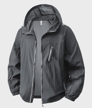 Unisex Zonnebeschermende Windjack - Lichtgewicht & Ademend voor Outdoor Avonturen