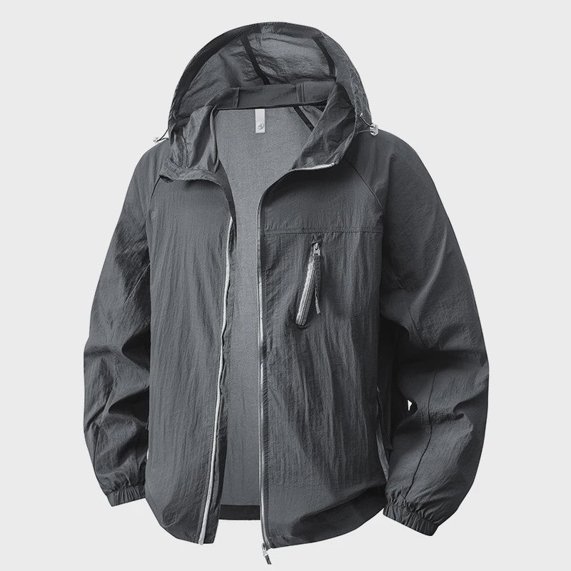 Unisex Zonnebeschermende Windjack - Lichtgewicht & Ademend voor Outdoor Avonturen