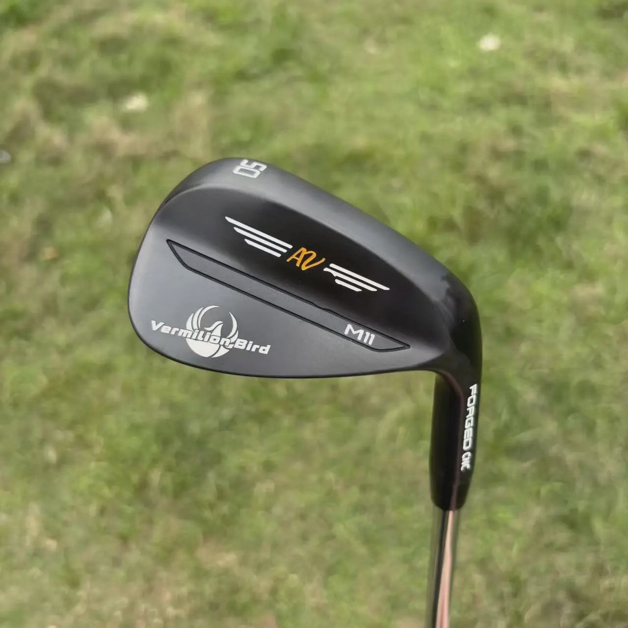 Vermilion Bird Forged Golf Wedge - Soft Carbon Steel, CNC Milled, Spin & Bounce Control